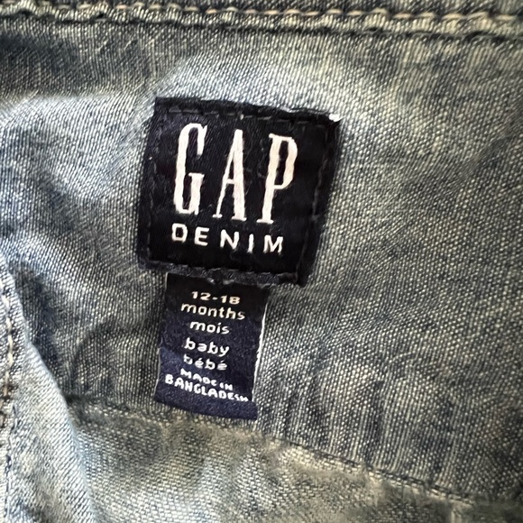 Baby Gap Jean Button Down Shirt - Picture 4 of 6